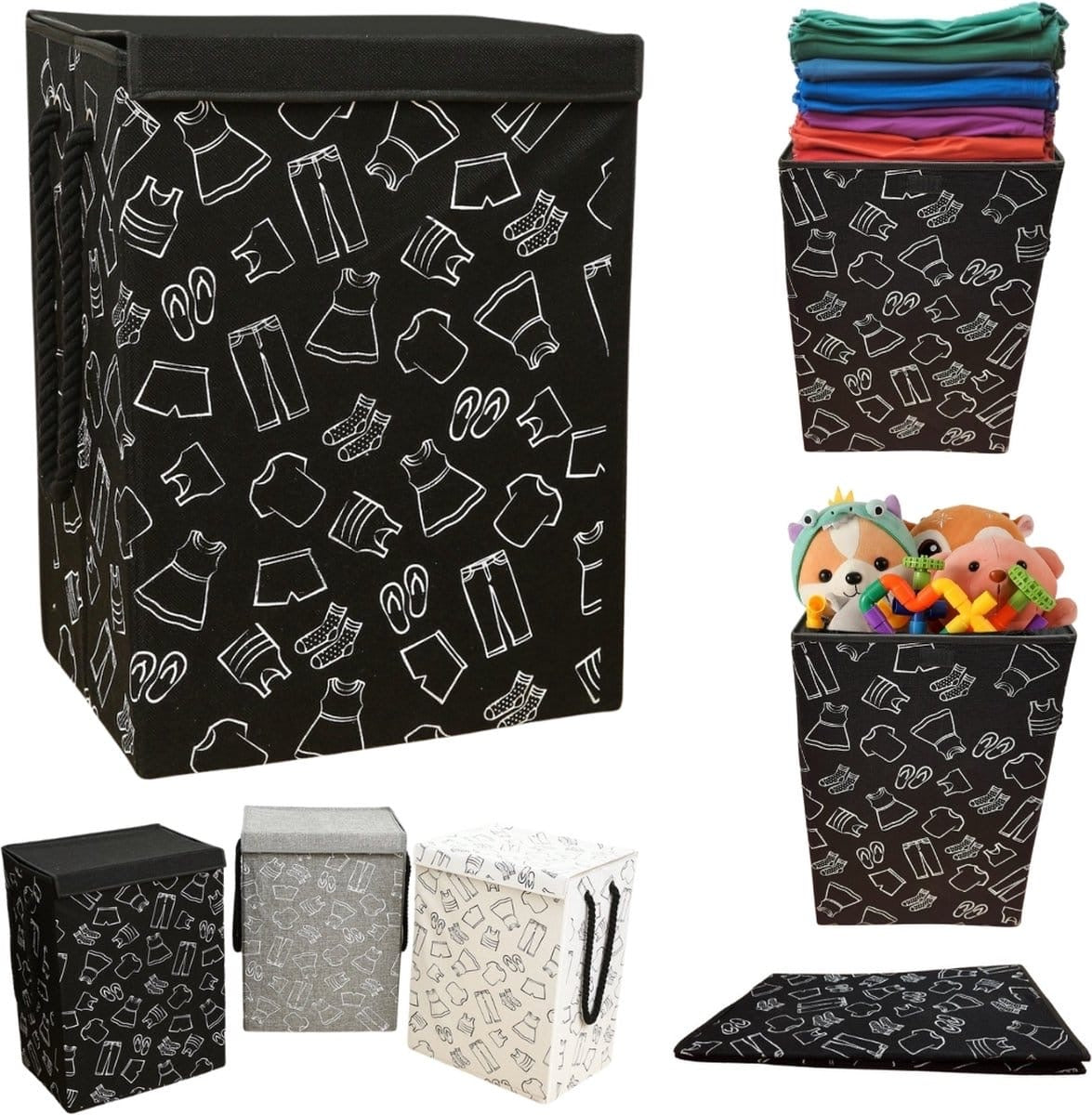 Pattern Laundry basket Storage Basket
