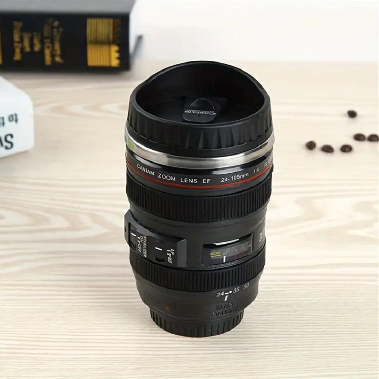 Camera Lens travel thermal Mug