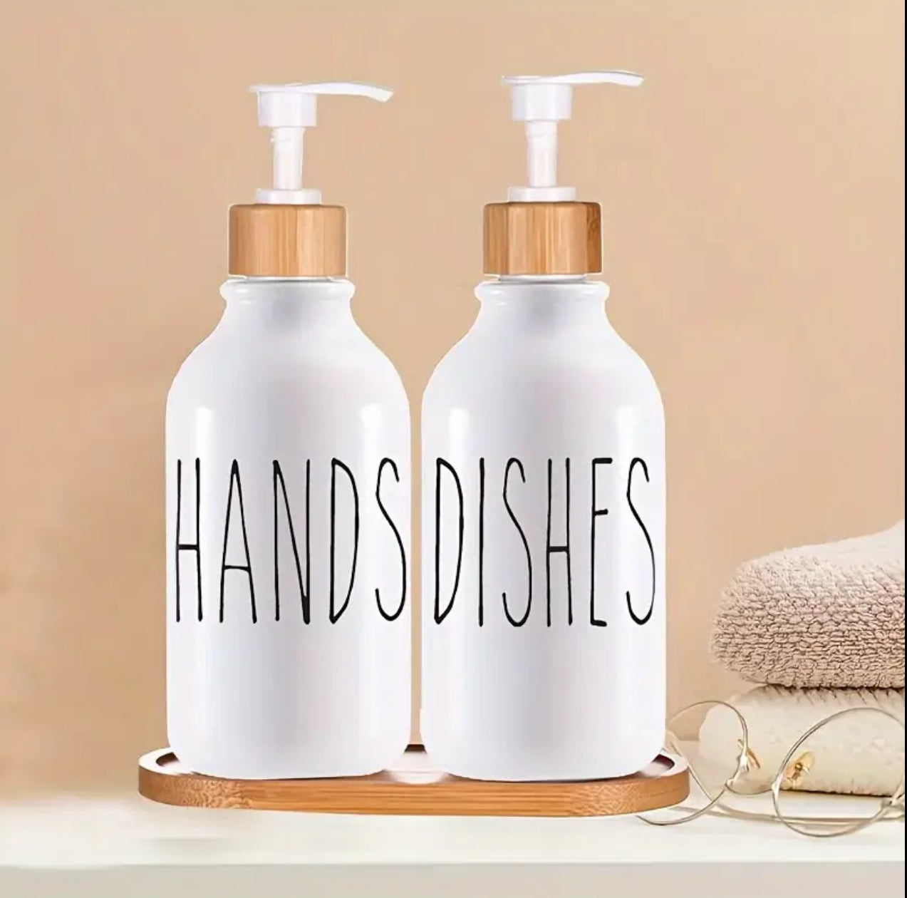 3 pc /  set hand and soap dispenser