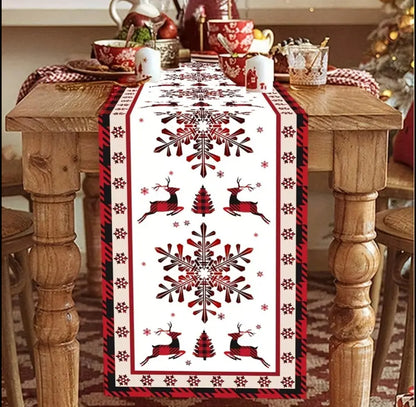 Christmas themed table runners.