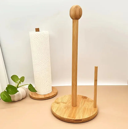 Bamboo Wood Tissue Holder