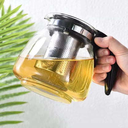 Tea infuser glass kettle/tea pot