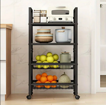 4 layers Multifunctional Metallic rack