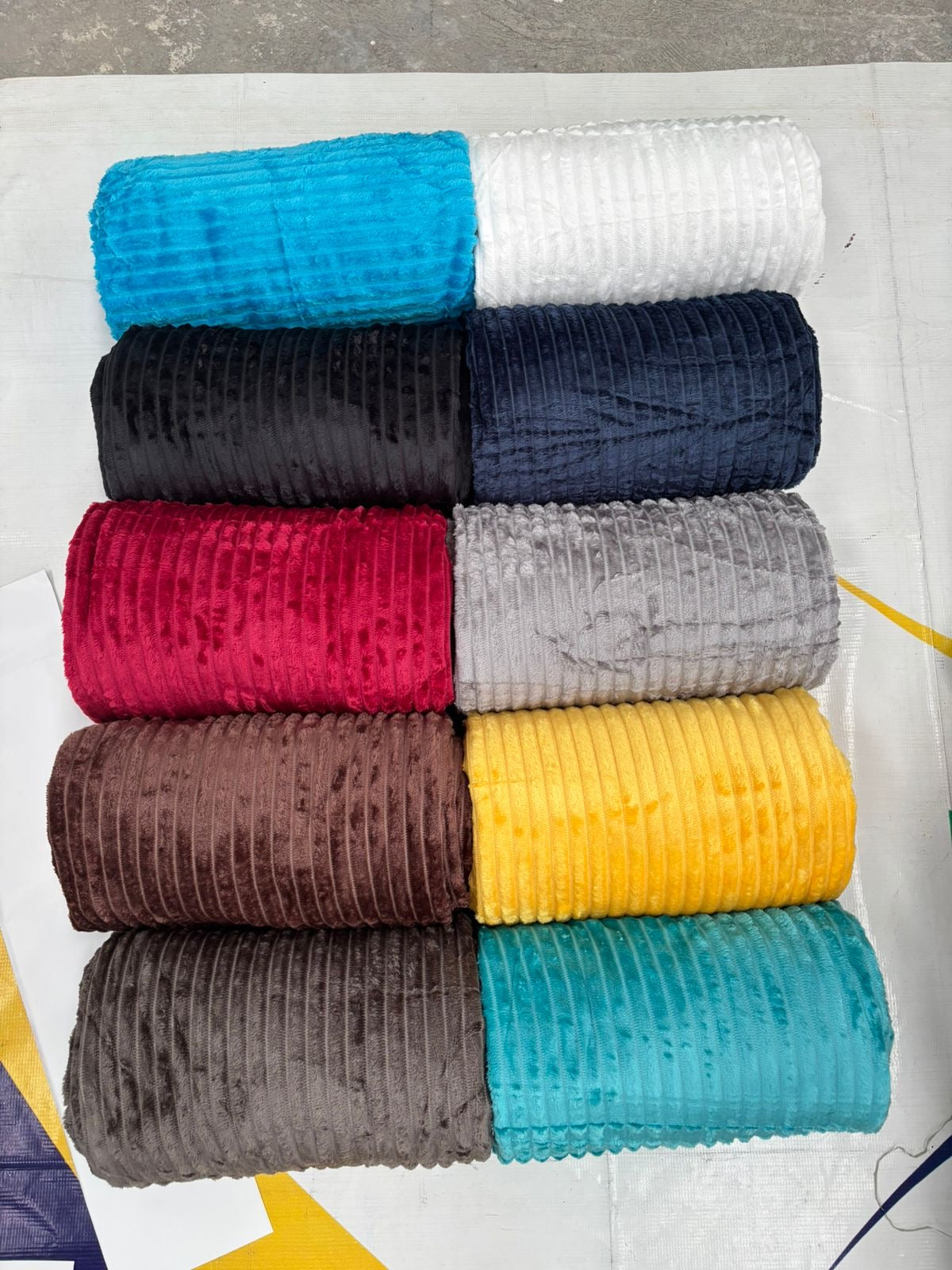 SHERMAN PLAIN THROW BLANKETS