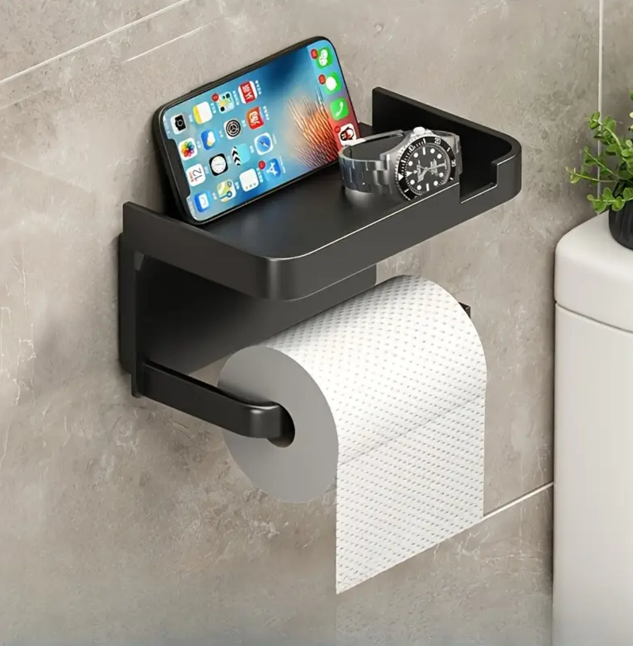 Bathroom tissue paper holder