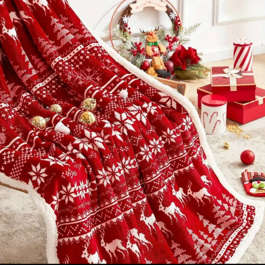 Double Layered Xmas Blanket