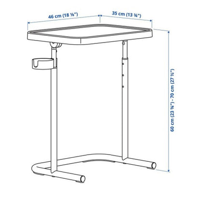 Adjustable Laptop Desk with Cup Holder