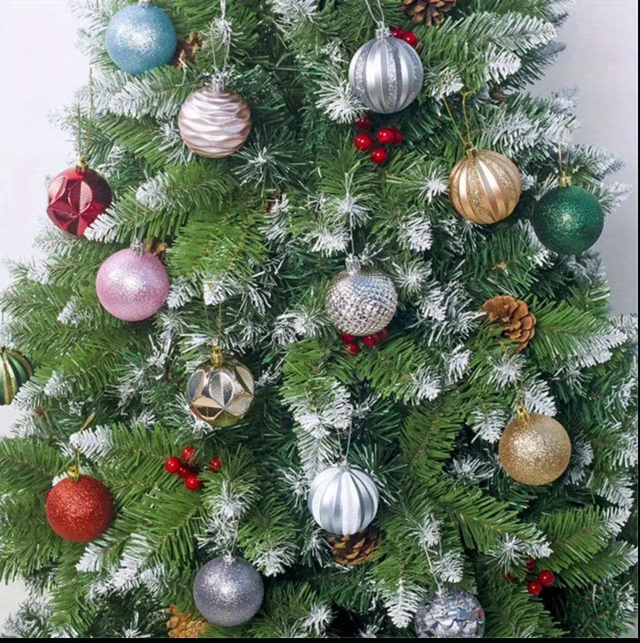 12pcs xmas balls set