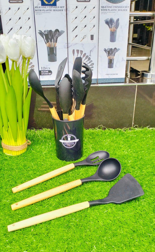 12pcs Silicon spoon set