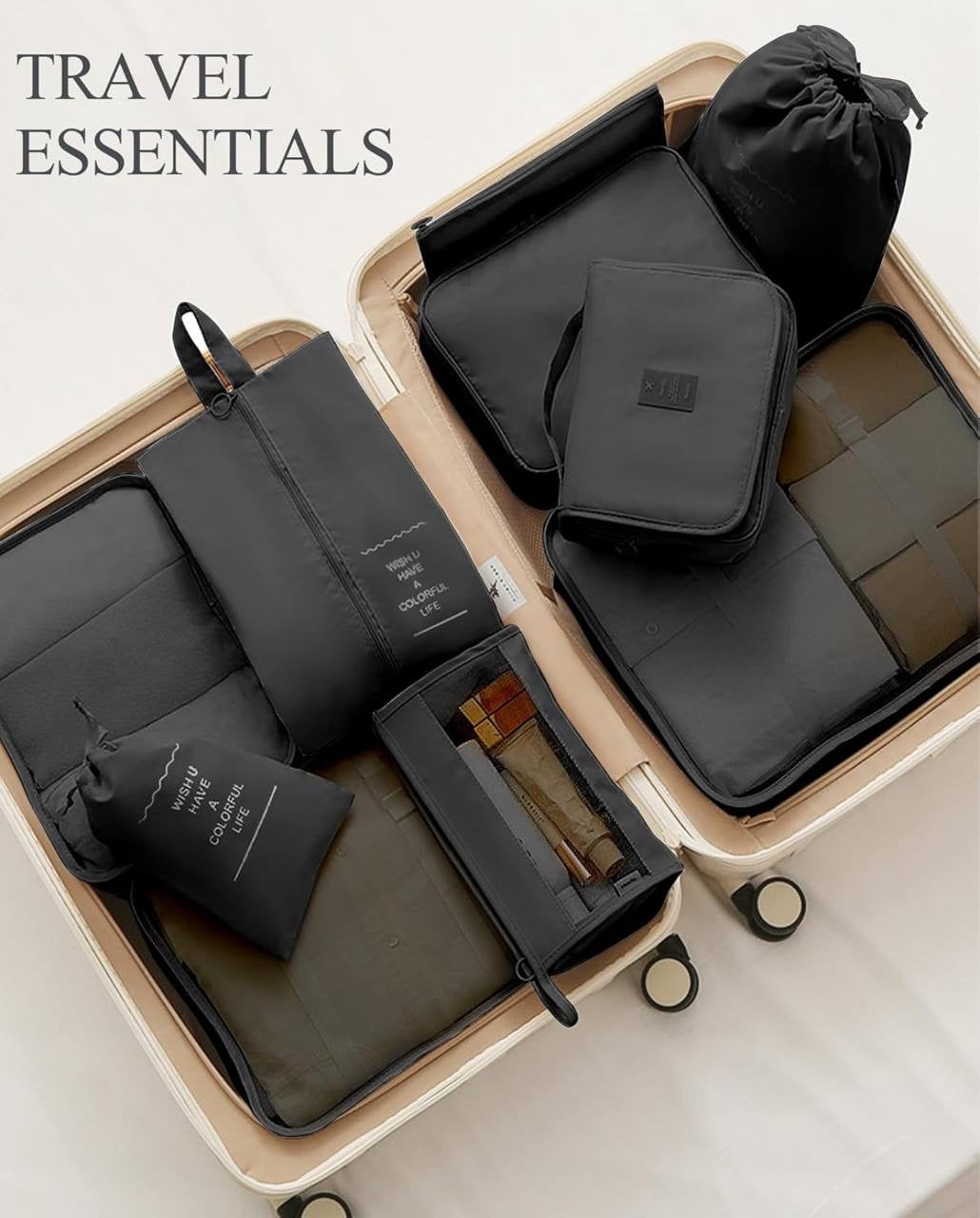 10pcs Luggage Travel Organizers For Suitcase.