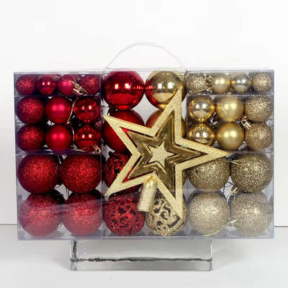 101Pcs Christmas Ball Ornaments for Christmas Tree, Shatterproof Christmas Tree Balls Decorative Baubles Hanging