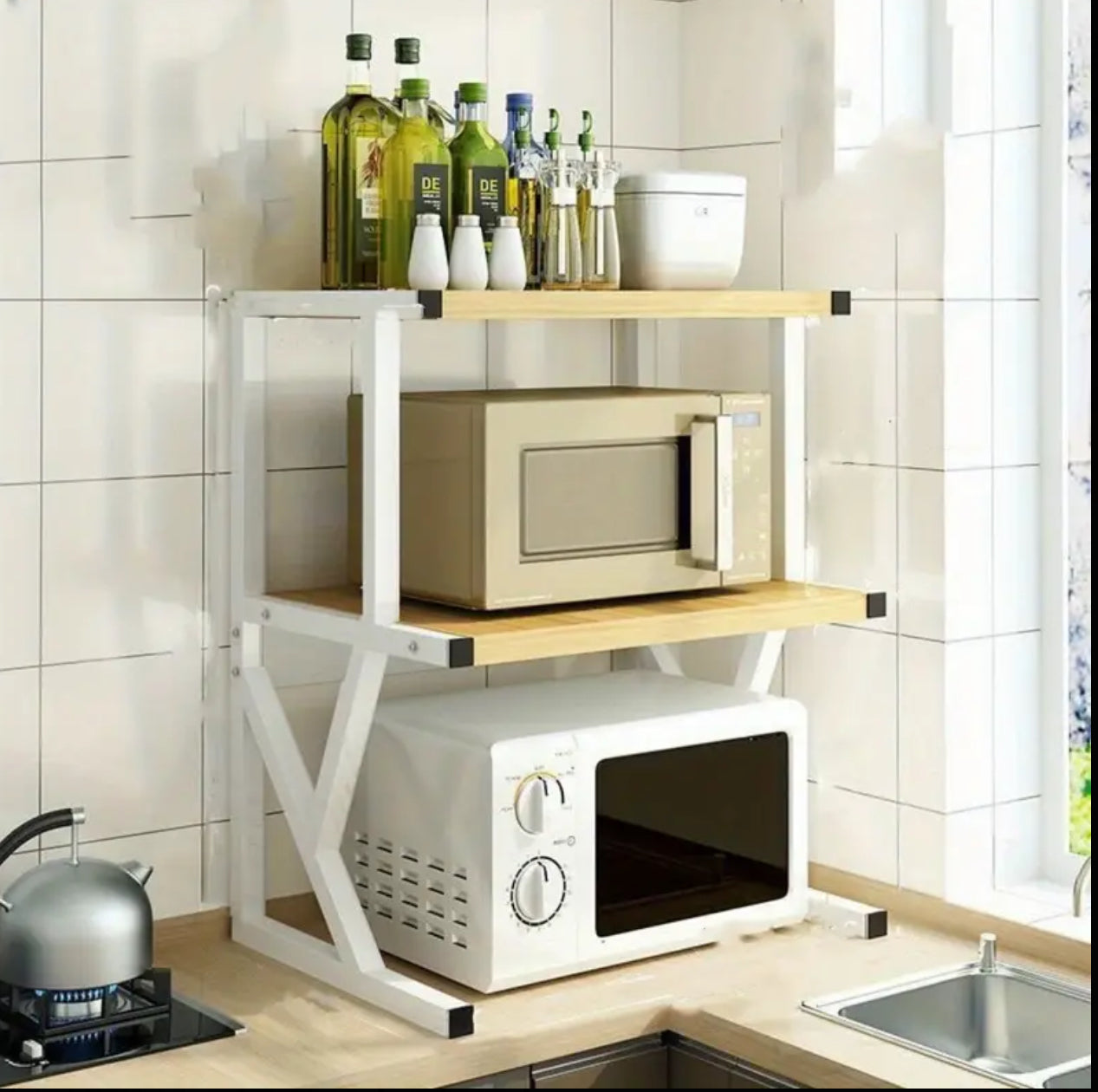 Microwave/ Oven Rack Organizer