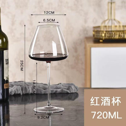 Long stem wine glasses 6pcs set