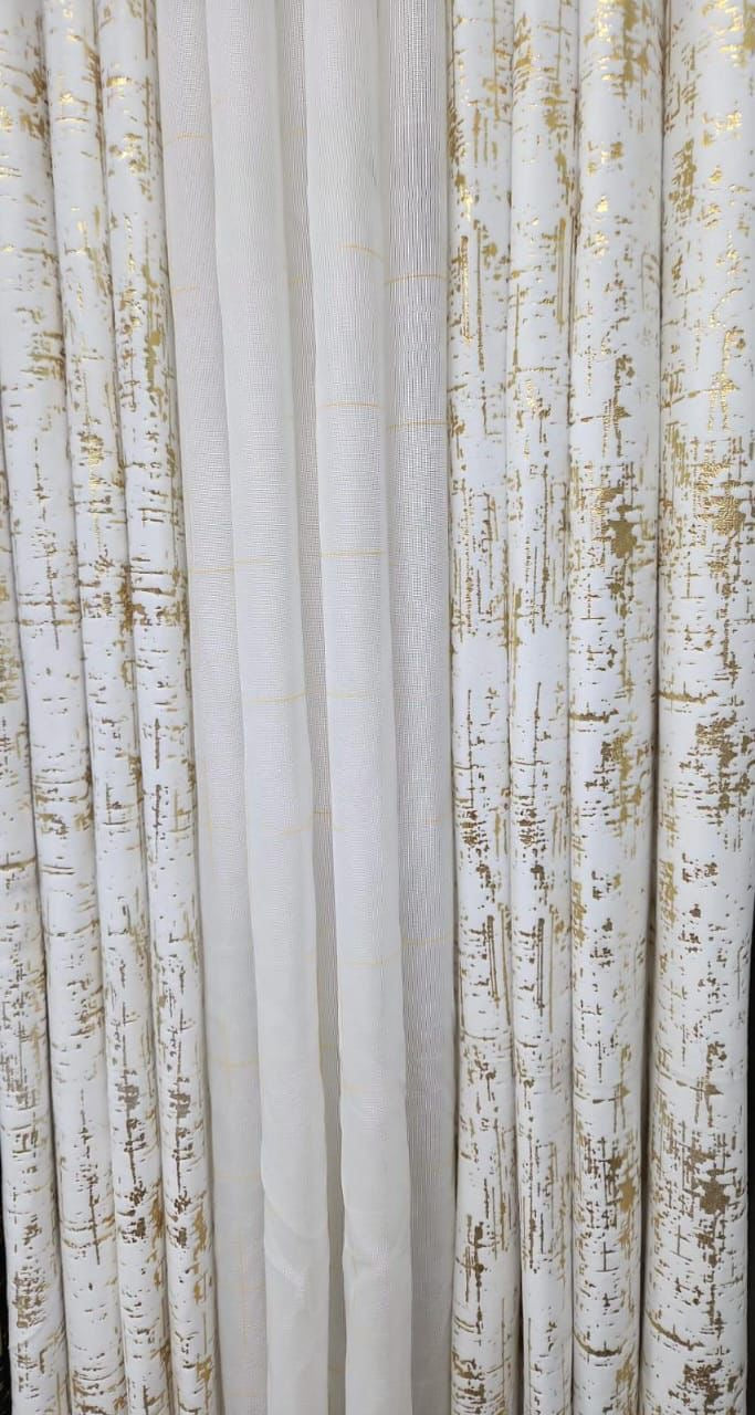 3 in 1 Curtains & Drapes Set