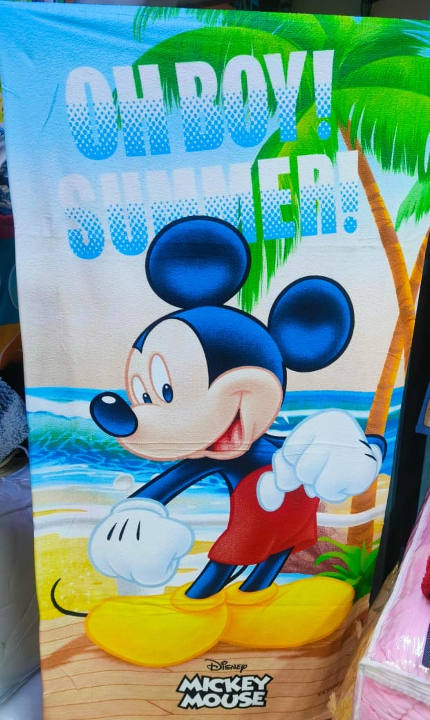 Cartoon themed towels