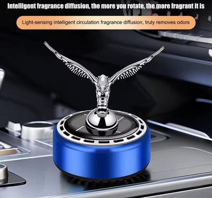AUTOMATIC ROTATING SOLAR CAR DASHBOARD AIR FRESHENER