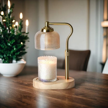 Glass Dimmable electric candle warmer