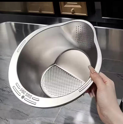 Heavy Duty Stainless Steel Strainers & Colanders