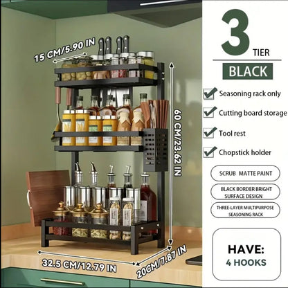 Mettalic Spice rack