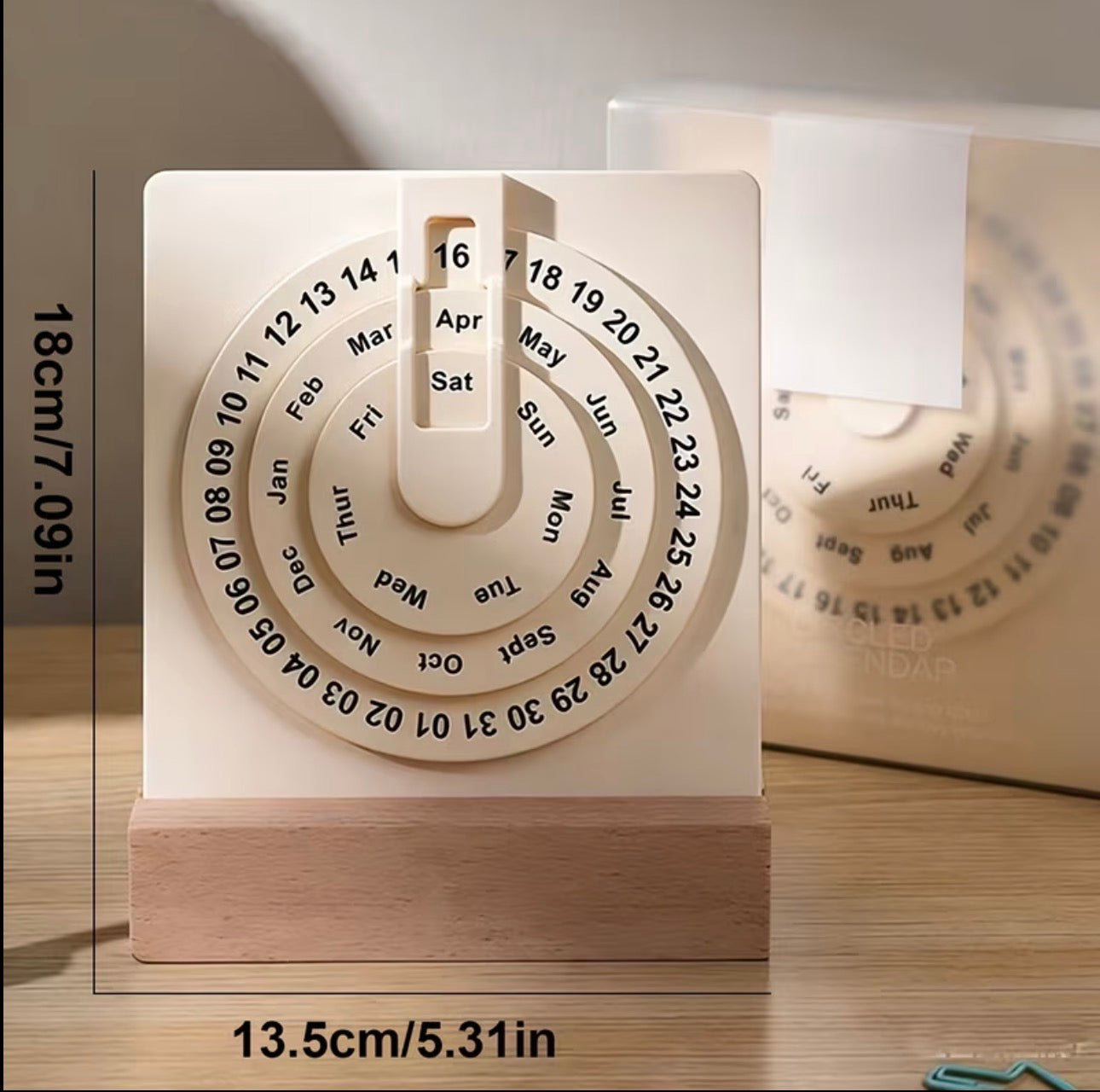 Rotating Desk Calendar