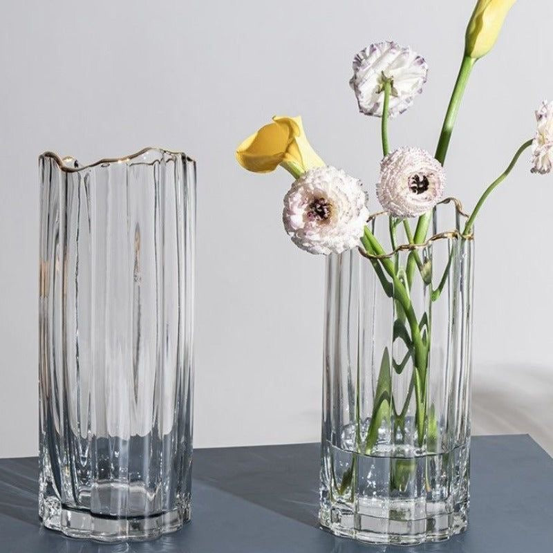 Nordic Modern creative dark  glass vase