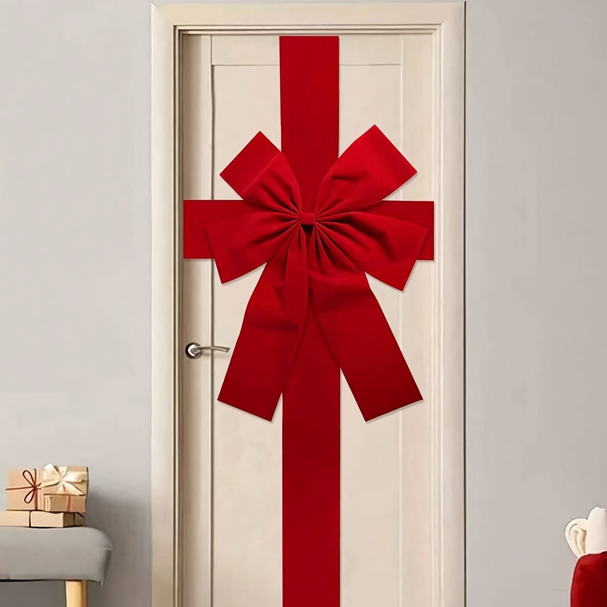 Large Door Hanging Bow Decoration