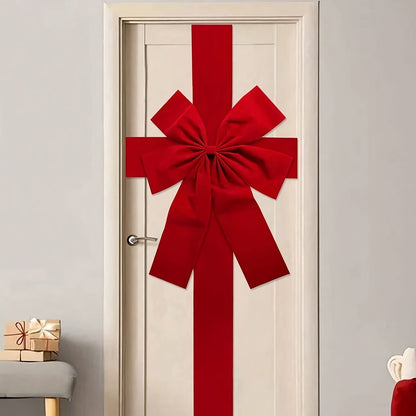Large Door Hanging Bow Decoration