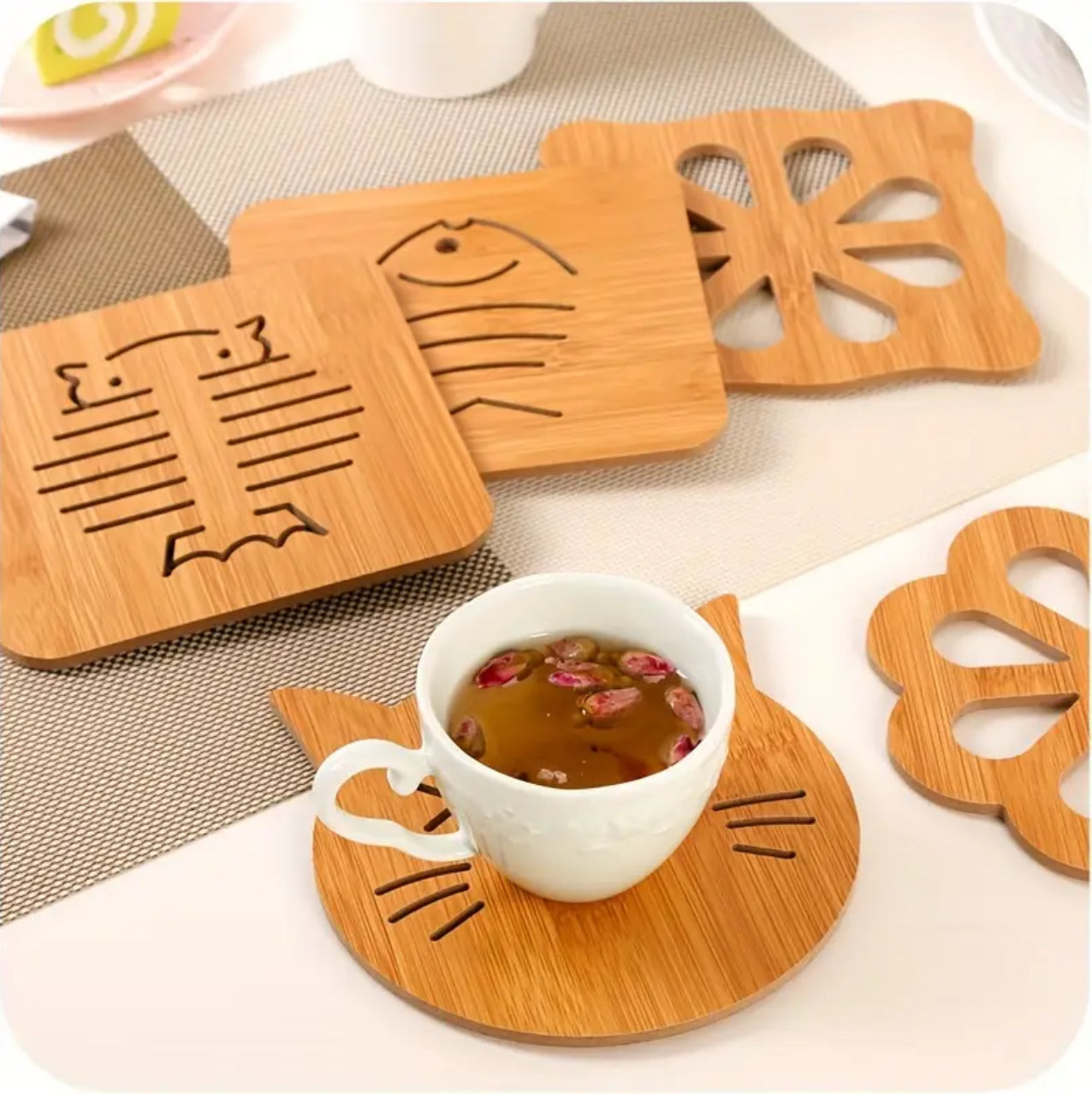 Wooden Heat Proof place mat