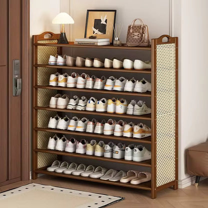 6 Layer Bamboo shoe rack