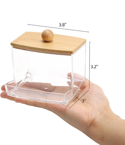Cotton swab dispenser.