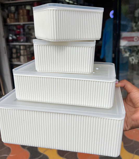 4pcs fridge storage containers