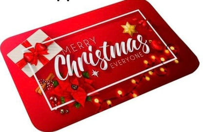 Christmas themed doormat carpet