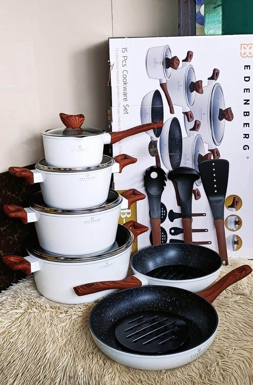 15pcs Edenberg cookware set