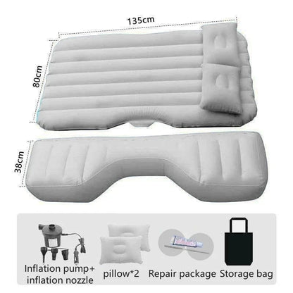 Portable inflatable car back seat bed / Car Matress plus pump