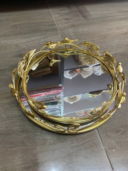 Circular European Style Decor Vanity Tray