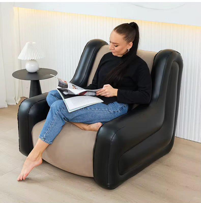 Inflatable Modern 1 seater Sofa with Armrests & FREE PUMP for Indoor & outdoor use