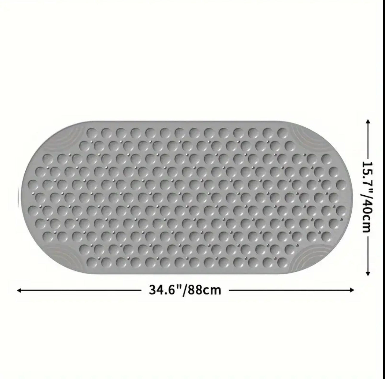 Antislip bathroom shower mat