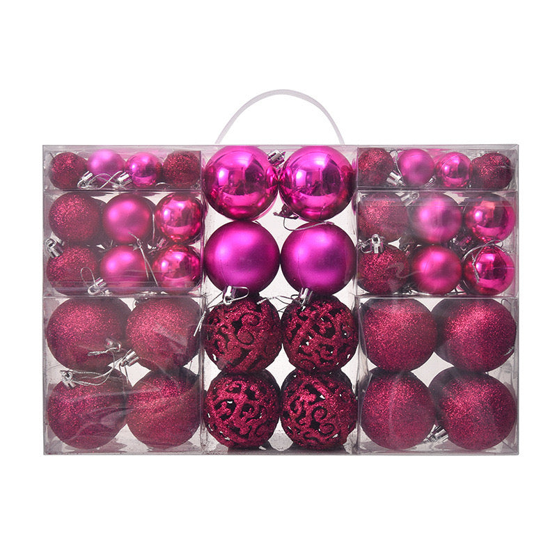 100 Pcs Christmas tree decor balls Set