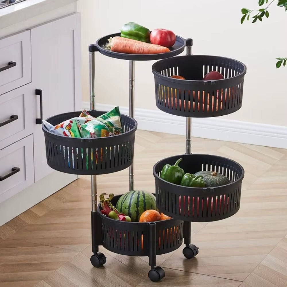 4 tier Storage Racks With Wheels