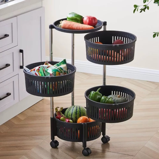 4 tier Storage Racks With Wheels