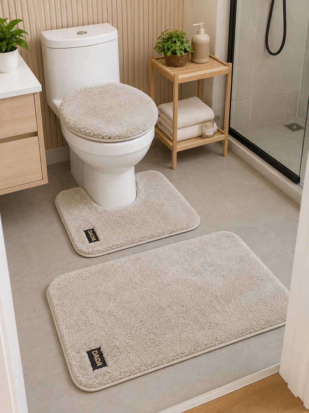 3 Pcs DADA Bathroom mats
