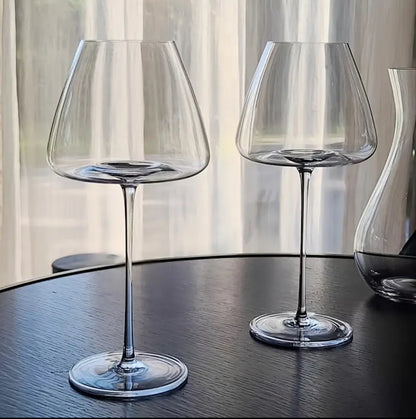 Long stem wine glasses 6pcs set