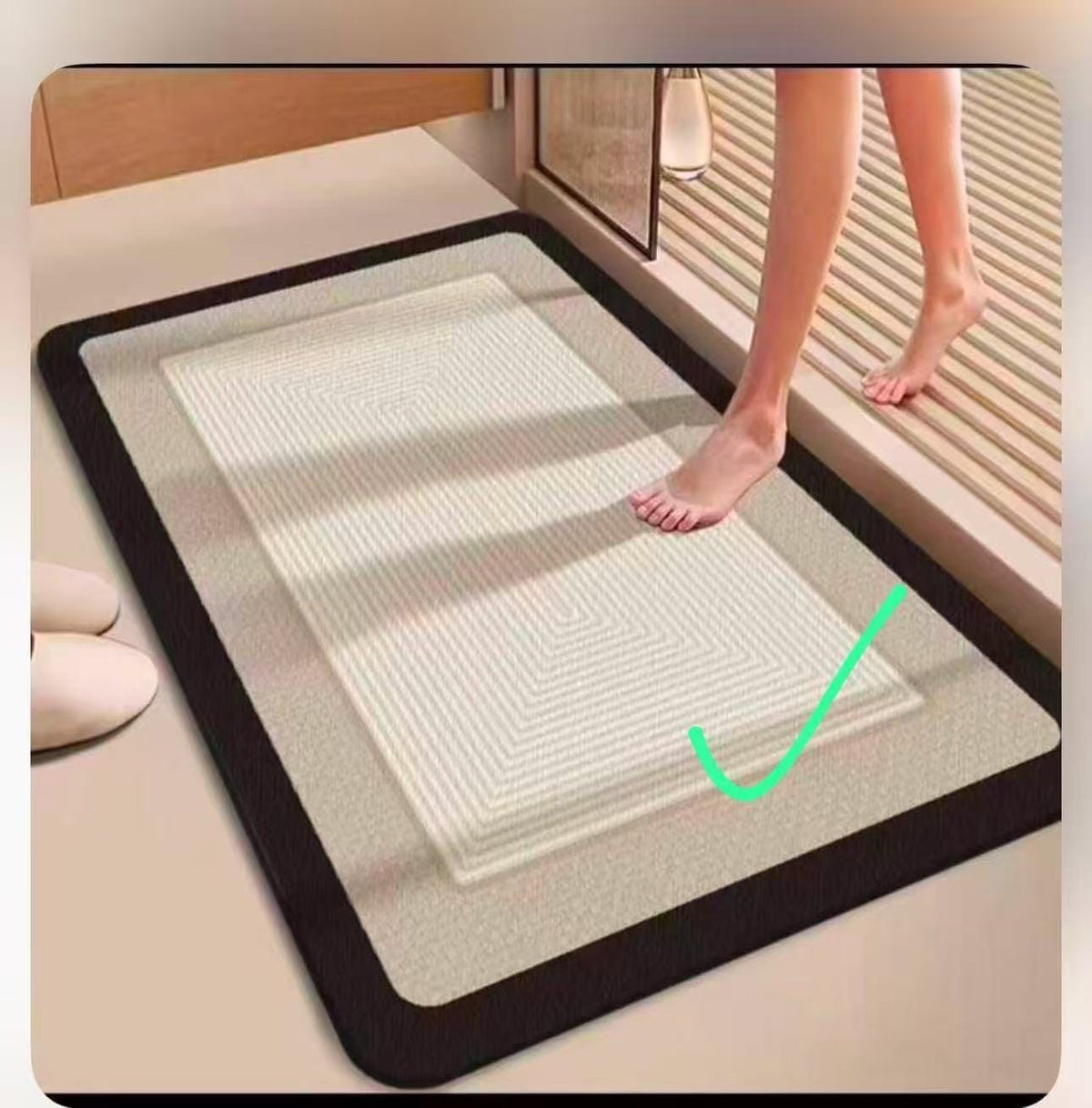 Big Size Absorbent Bathroom / Door mat