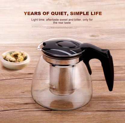 Tea infuser glass kettle/tea pot