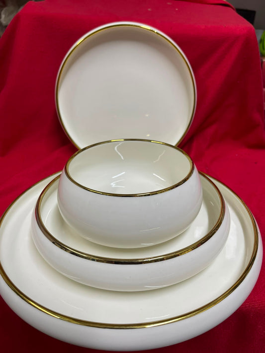 GOLD UNIQUE DINNER SET 30pcs
