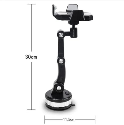 360 Rotatable Cellphone Car Phone Holder Fixed Shockproof Mobile Stand Big in GPS Support