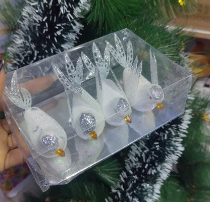 Christmas Dove like(4pcs)