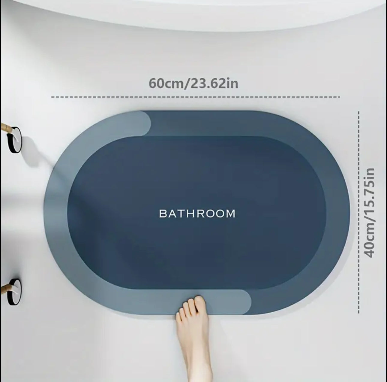 Super absorbent Antislip bathroom mat