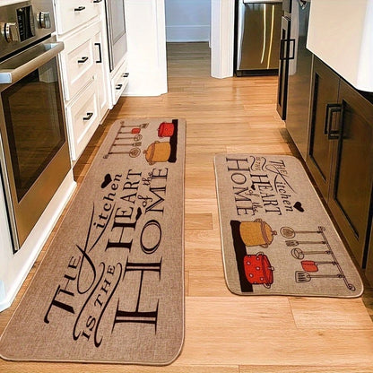 2pcs setRubber kitchen mats