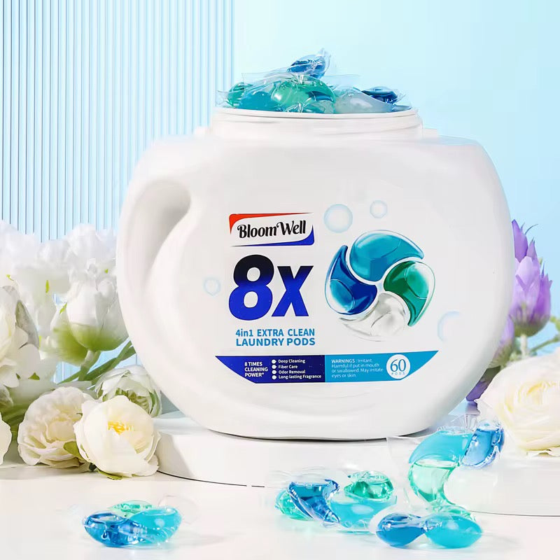 60pcs 4-in-1 Laundry Cleaning Pods